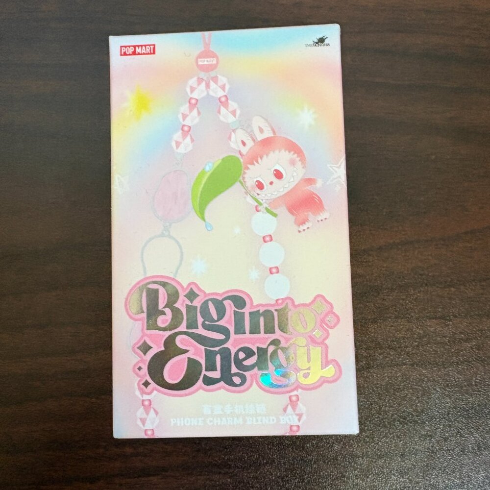 Pop Mart Labubu The Monsters Big Into Energy Series Phone Charm Blind Box New